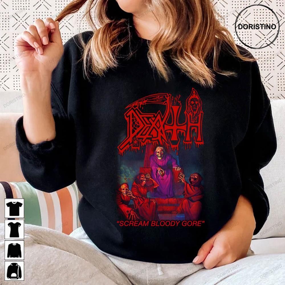 Death scream hotsell bloody gore hoodie